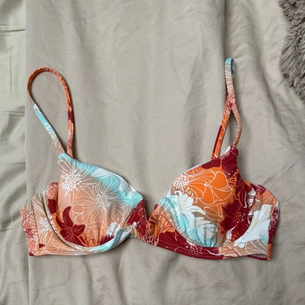 Floral Multicolor Women's Bra - Picture 1 of 4